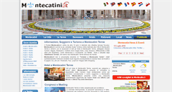 Desktop Screenshot of montecatini.it